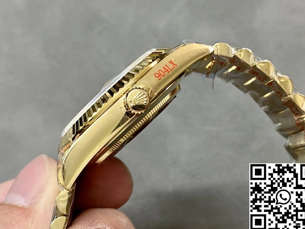 Steel Diamond Date Factory M228238-0059 Dial v5 Hourmarker QF Black Rolex Day Tungsten 0320